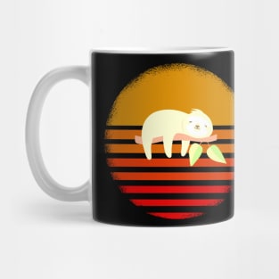 Cute Sloth Retro Mug